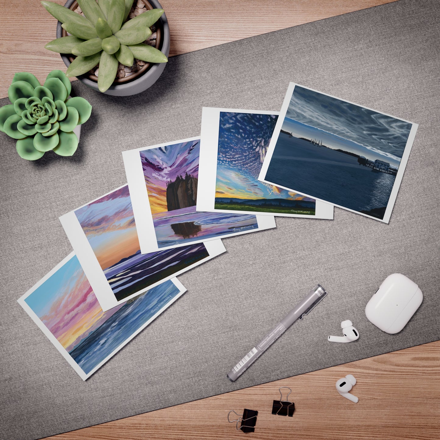 West Coast Greeting Cards - Tracy McMicking Art